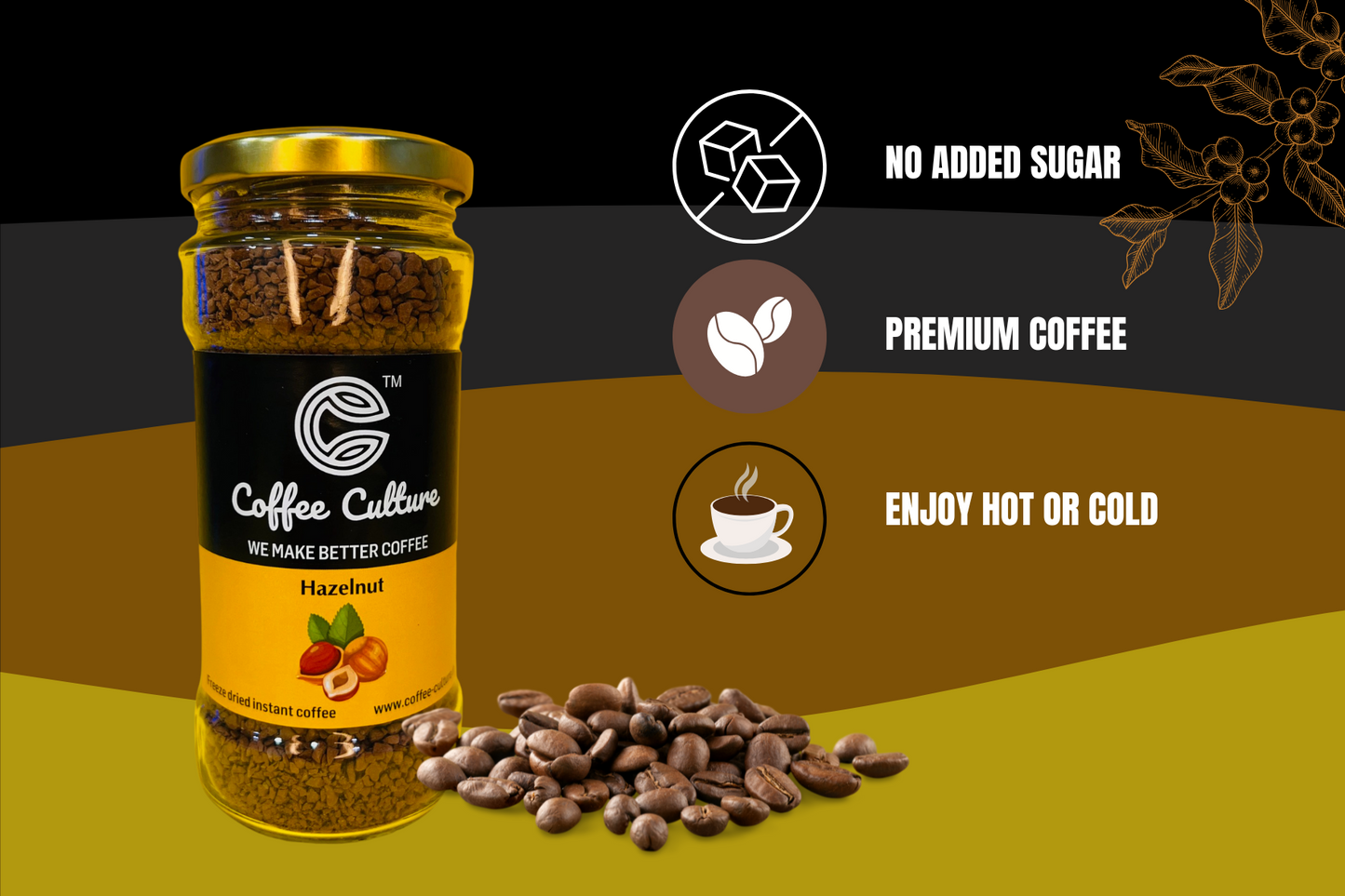 Hazelnut Freeze Dried Arabica - 100gms BUY 1 GET 1 FREE