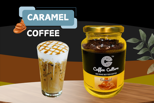 Flavoured Instant Coffee-Caramel 100gms