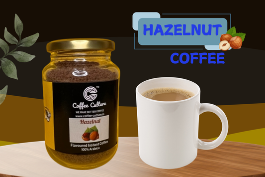 Flavoured Instant Coffee-Hazelnut 100gms