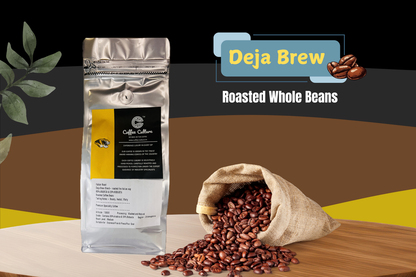 CC Coffee Culture MNEB Whole Beans 250gms