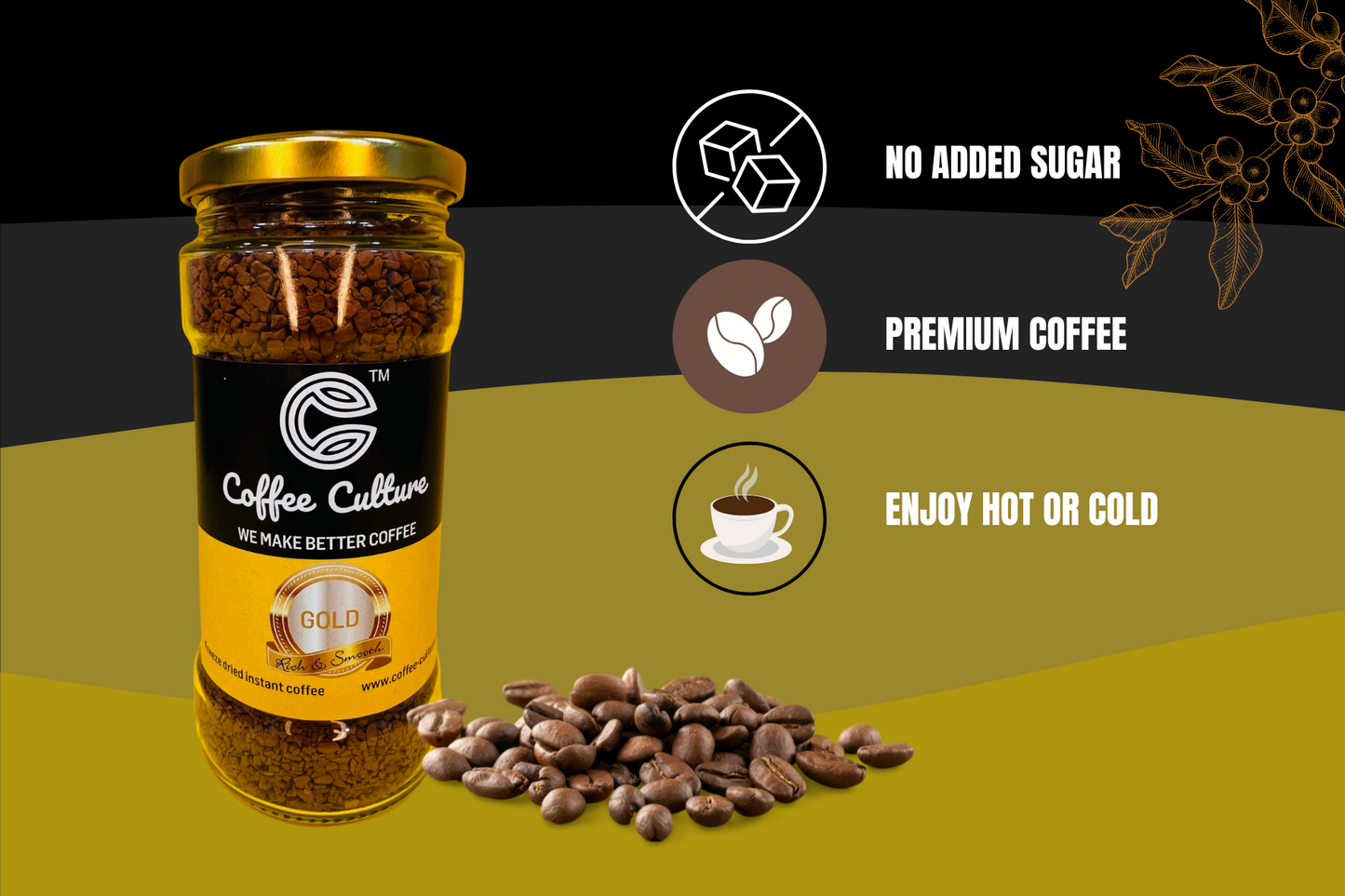GOLD Freeze Dried  Arabica  BUY 1 GET 1 FREE