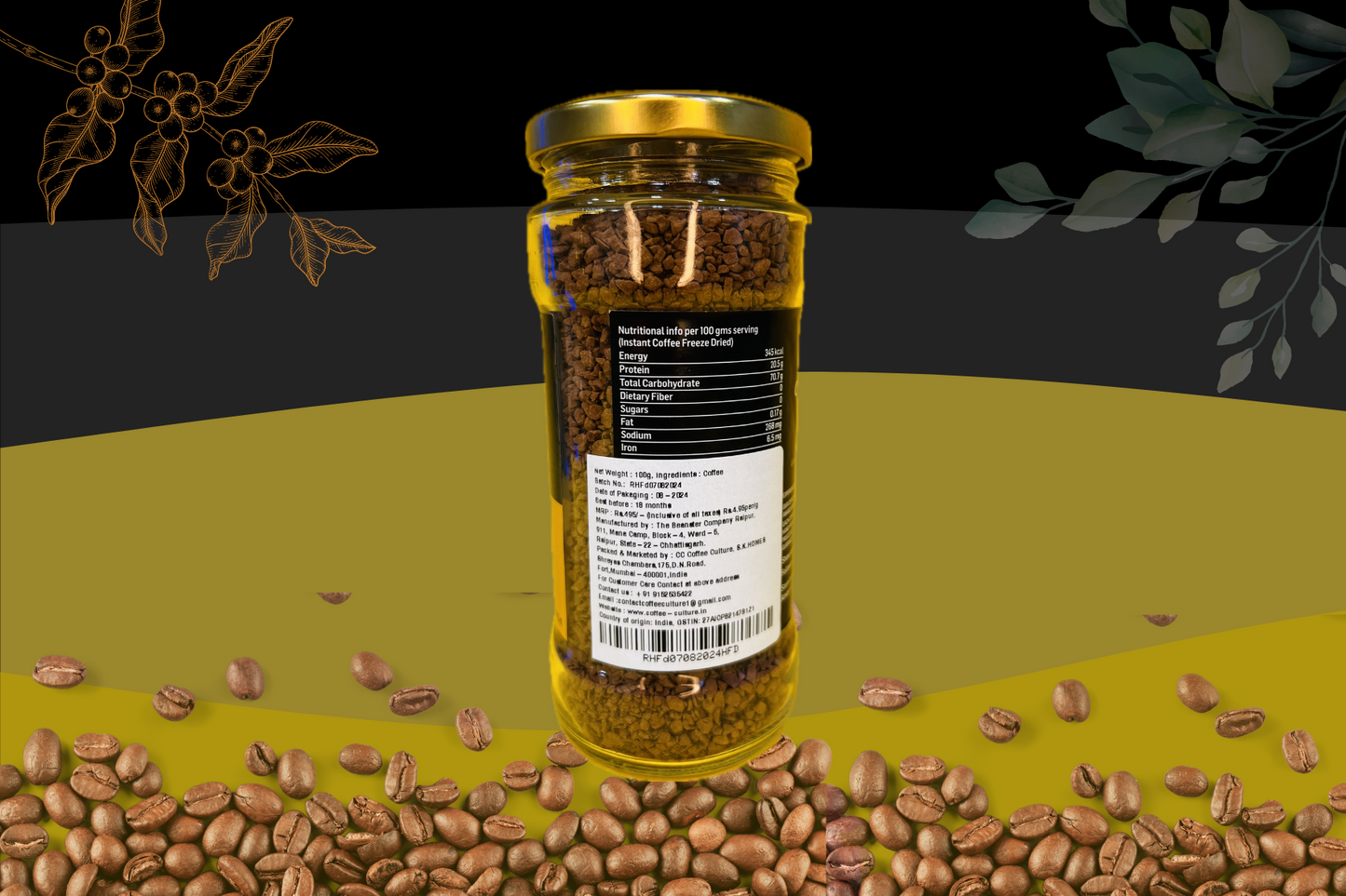 Hazelnut Freeze Dried Arabica - 100gms BUY 1 GET 1 FREE