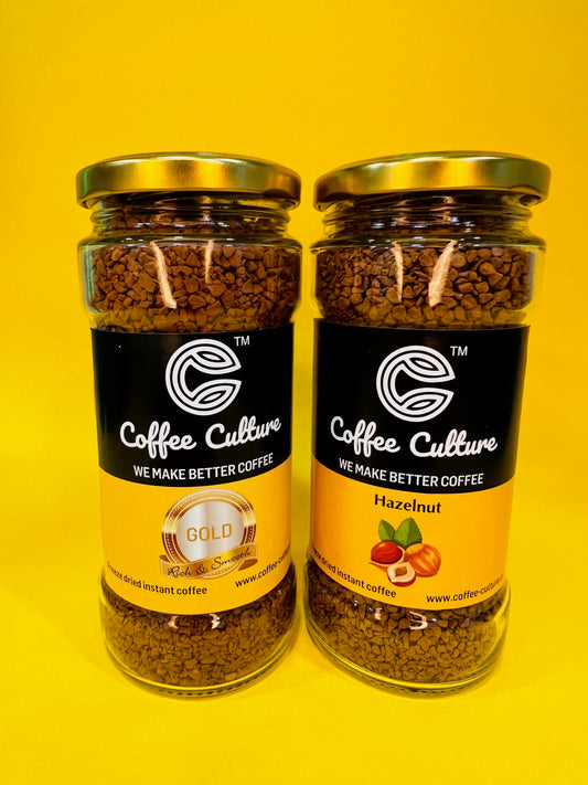 GOLD+Hazelnut Freeze Dried Combo 100gms